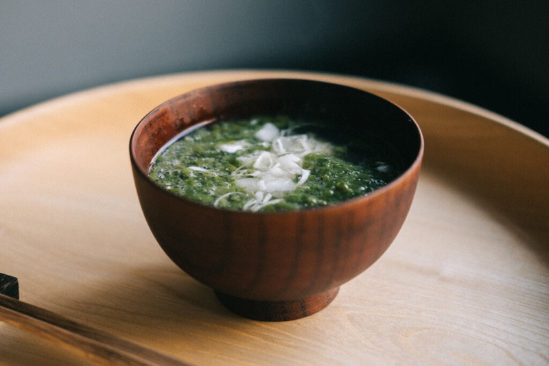 めかぶとろろ味噌汁